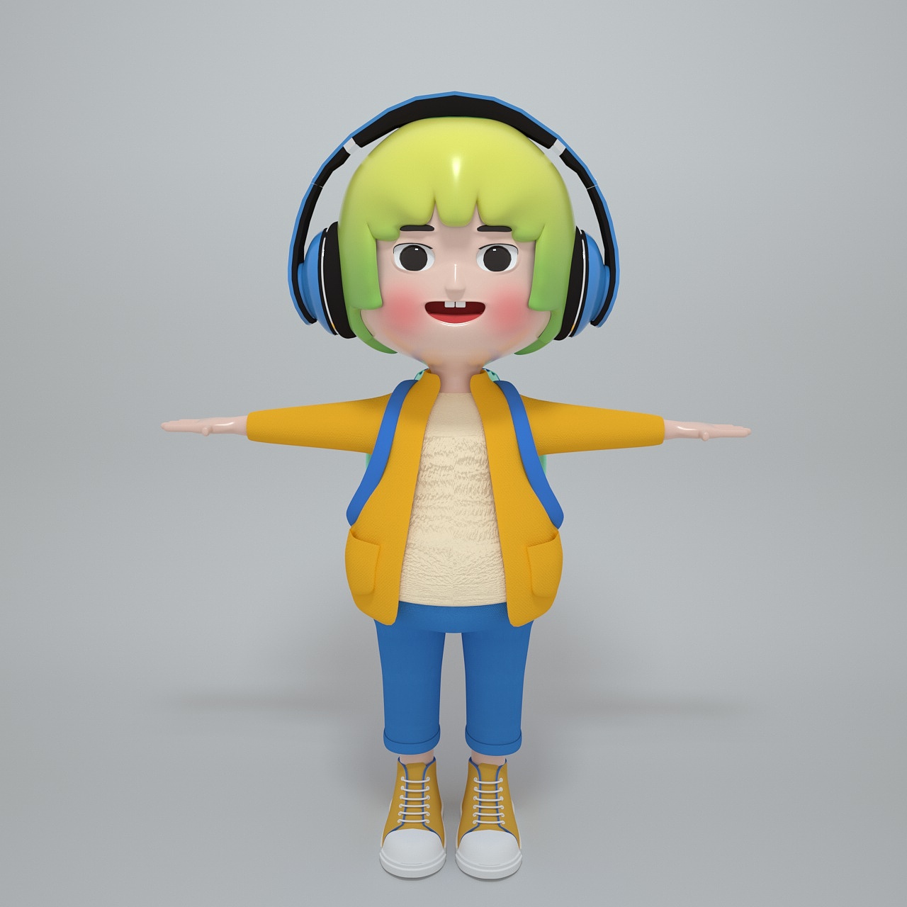 3d人物建模 骨骼绑定