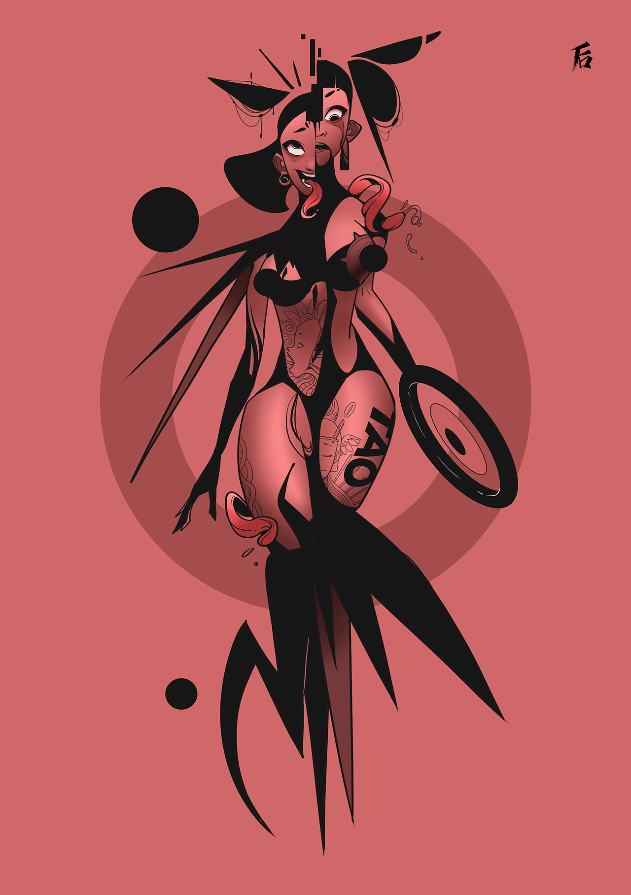 柴霖霖插画作品-九火宫系列-永巷女巢