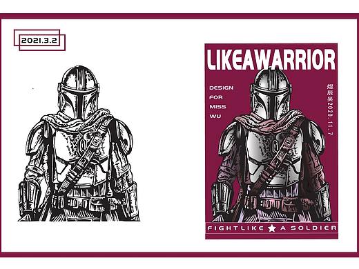 like a warrior（个人主页-ZNTEwNDc2NTY=） - 艺术插画 - 站酷设计师freedom慧慧原创素材 - 站酷ZCOOL