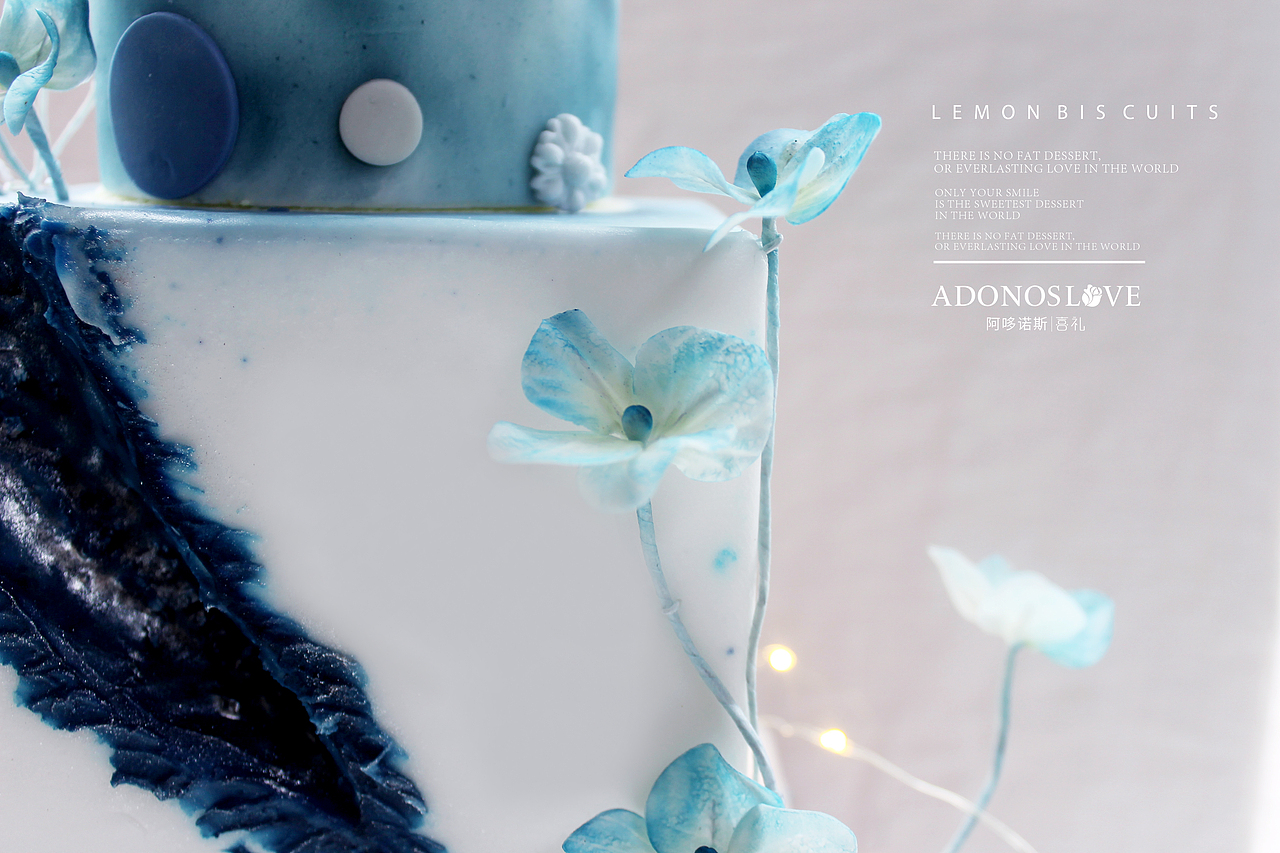 网红翻糖蛋糕、奶油蛋糕