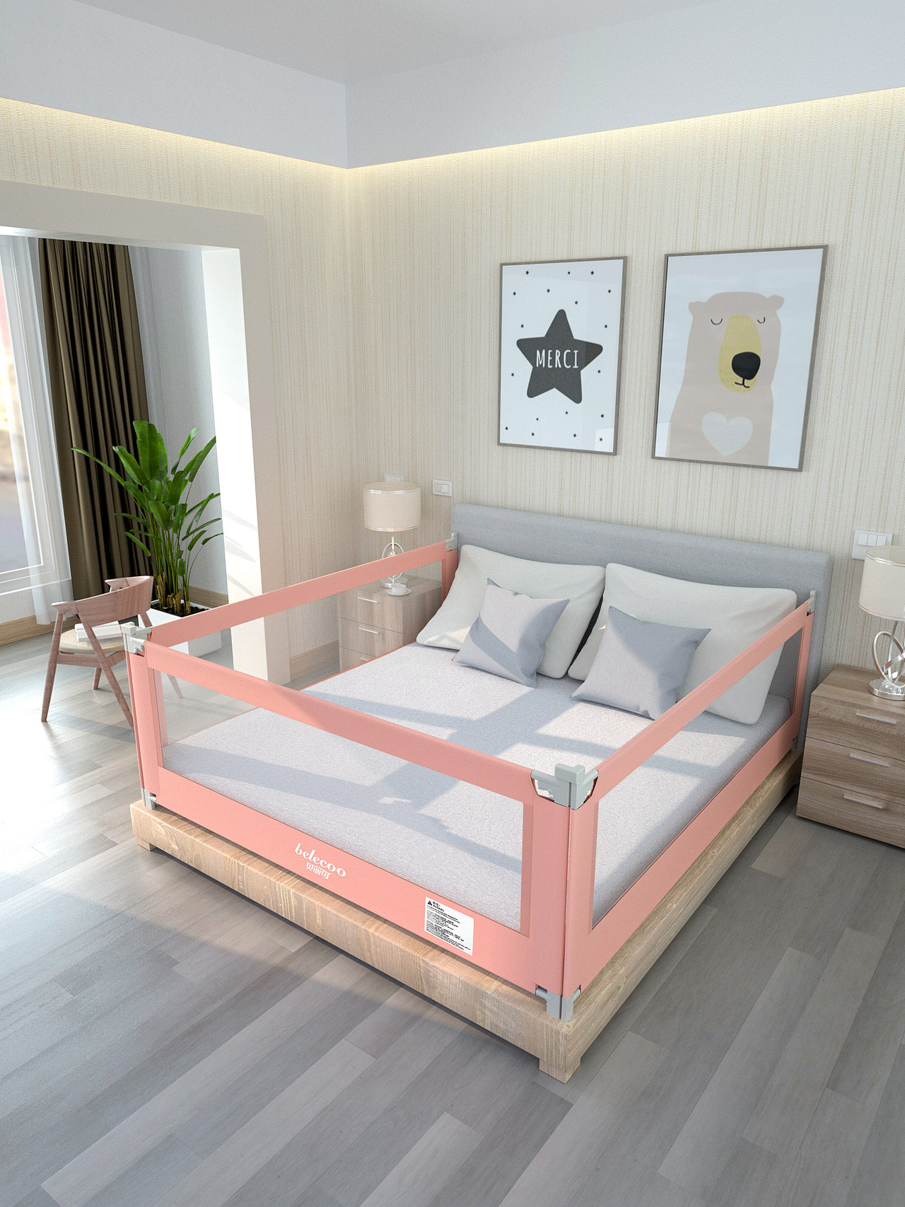 床围栏/床护栏 一些渲染图 三维渲染（图ZMTczMjMyOTI4） - 电商 - 站酷设计师李步云原创素材 - 站酷ZCOOL