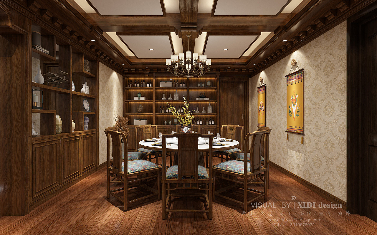 藏式家装案例-这种风格很少哦