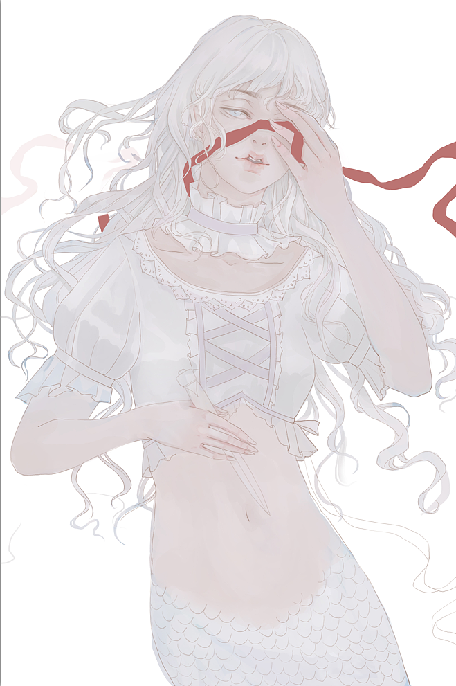 人鱼（含过程）（图ZOTQwOTIxNDg=） - 创作习作 - 站酷设计师菻七原创素材 - 站酷ZCOOL
