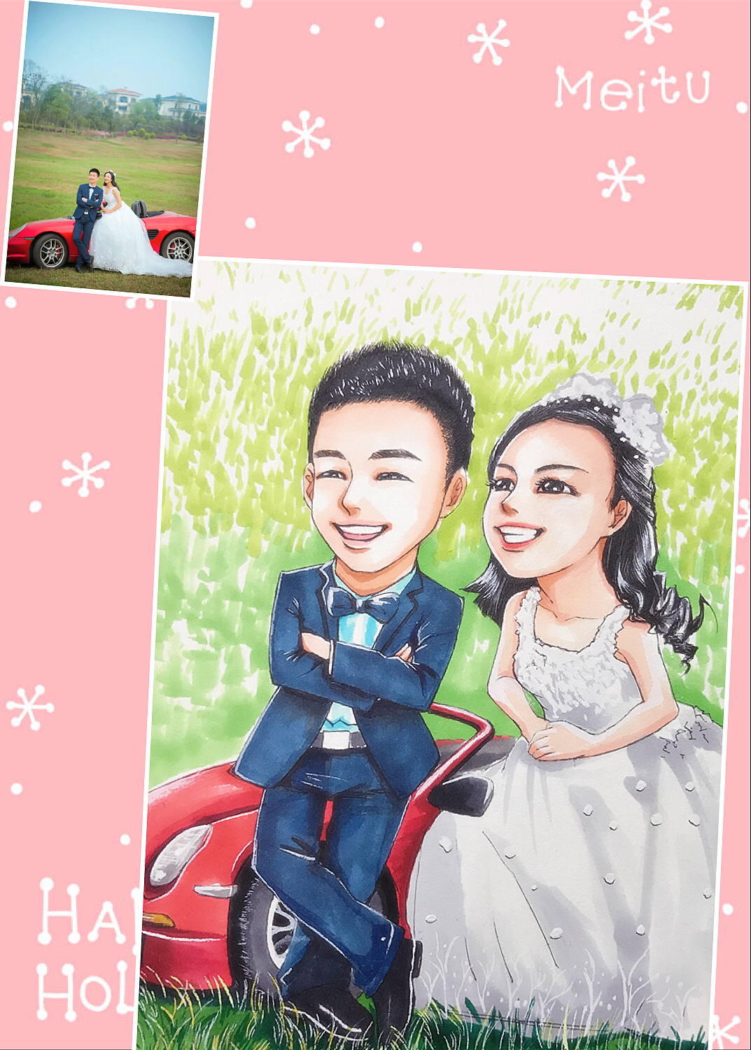 马克笔手绘肖像