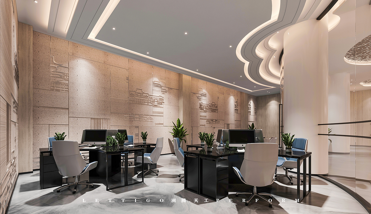 大型工装---办公|入户|大厅|会所|大堂（图ZMzA3MjkwOTA0） - 建筑/空间 - 站酷设计师DesignerZtt186原创素材 - 站酷ZCOOL