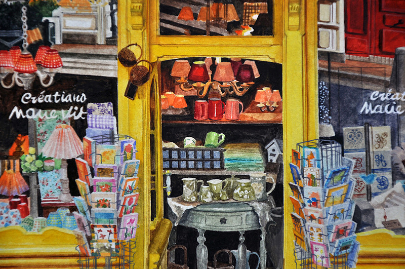 小小百货店 水彩（图ZMjE5Mjc1NzY=） - 绘画 - 站酷设计师木卮--_--原创素材 - 站酷ZCOOL