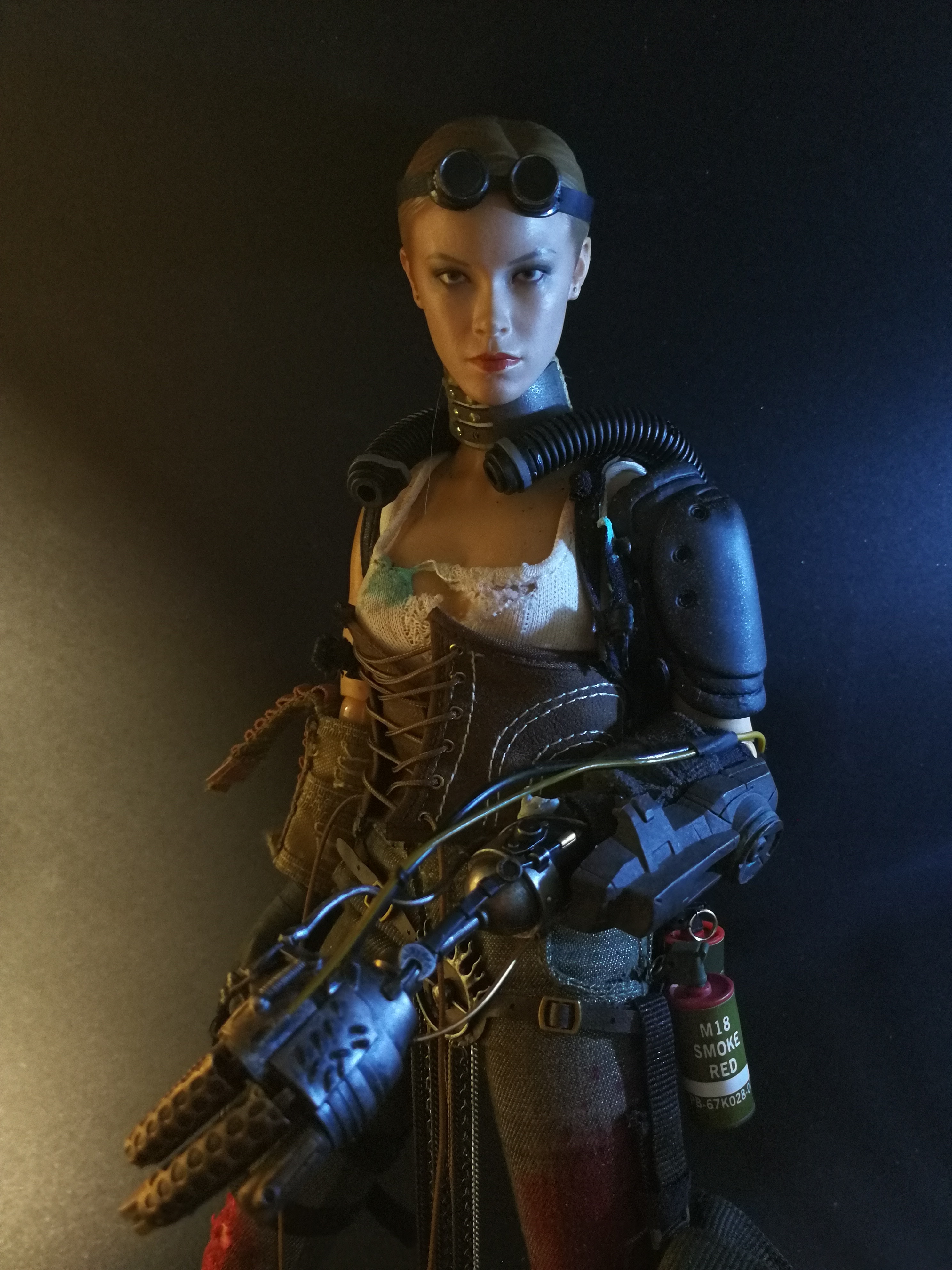 12寸兵人可动 自d 废土风格|手工艺|手办/模玩|包猩猩 - 原创作品