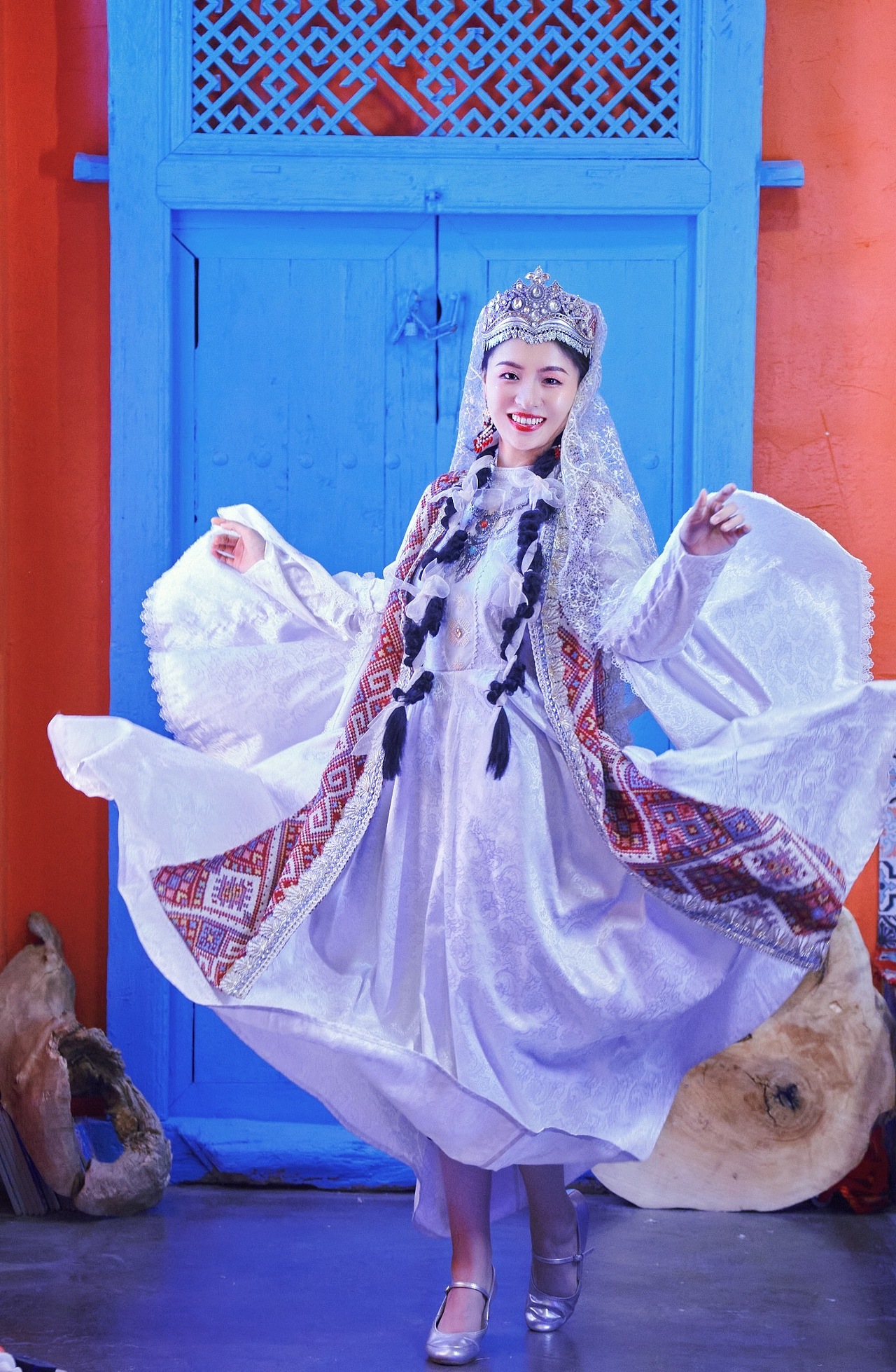 新疆大巴扎人像旅拍写真—维吾尔族服饰