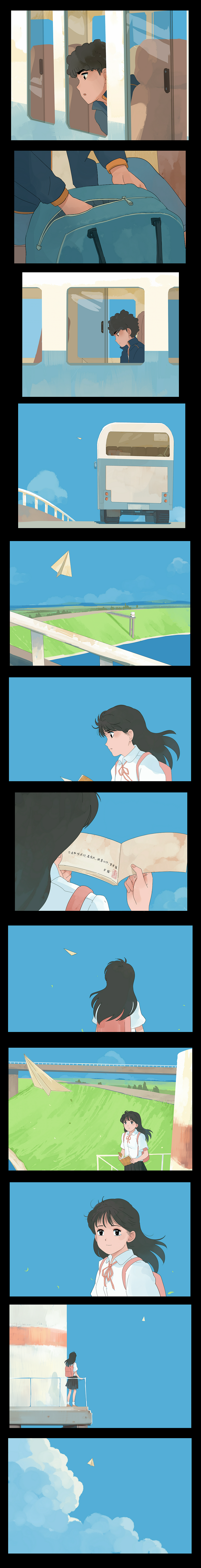 《青空·彼岸》 漫画1～4话完整版（图ZNzMyMDUyNTY=） - 创作习作 - 站酷设计师邦乔彦原创素材 - 站酷ZCOOL