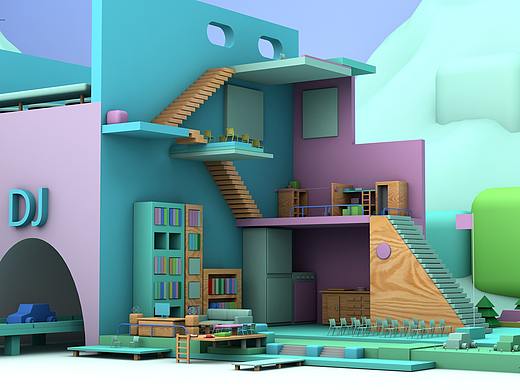 C4D场景-炫技
