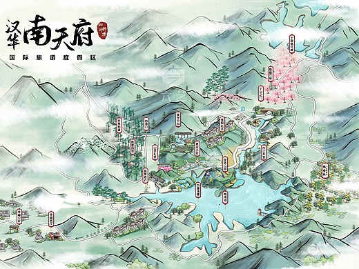 活动地图插画_素材网站_图片免费下载-zcool站酷