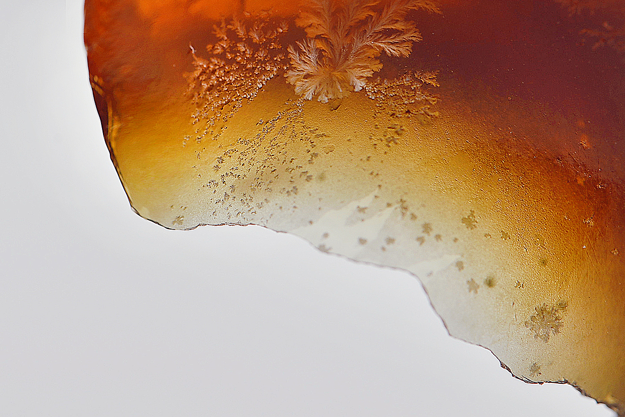 对雪花的喜爱在食物上找到了