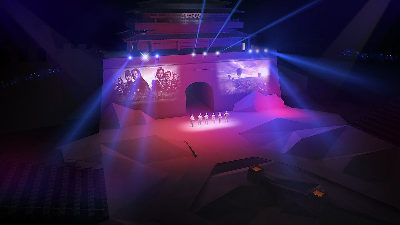 张艺谋电影长城发布会 概念设计稿