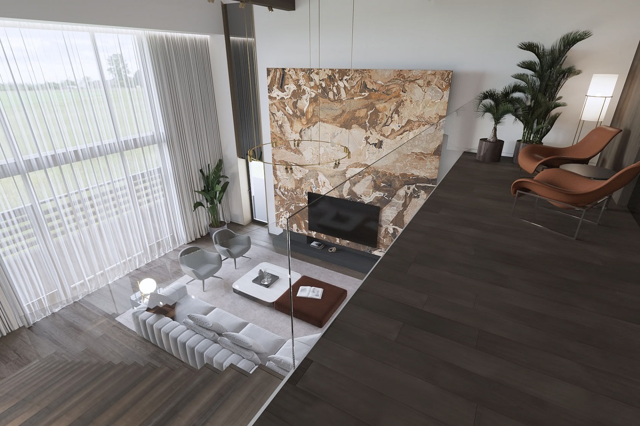 现代简约风 复式空间设计