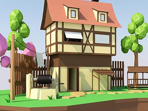 c4d建模—夏