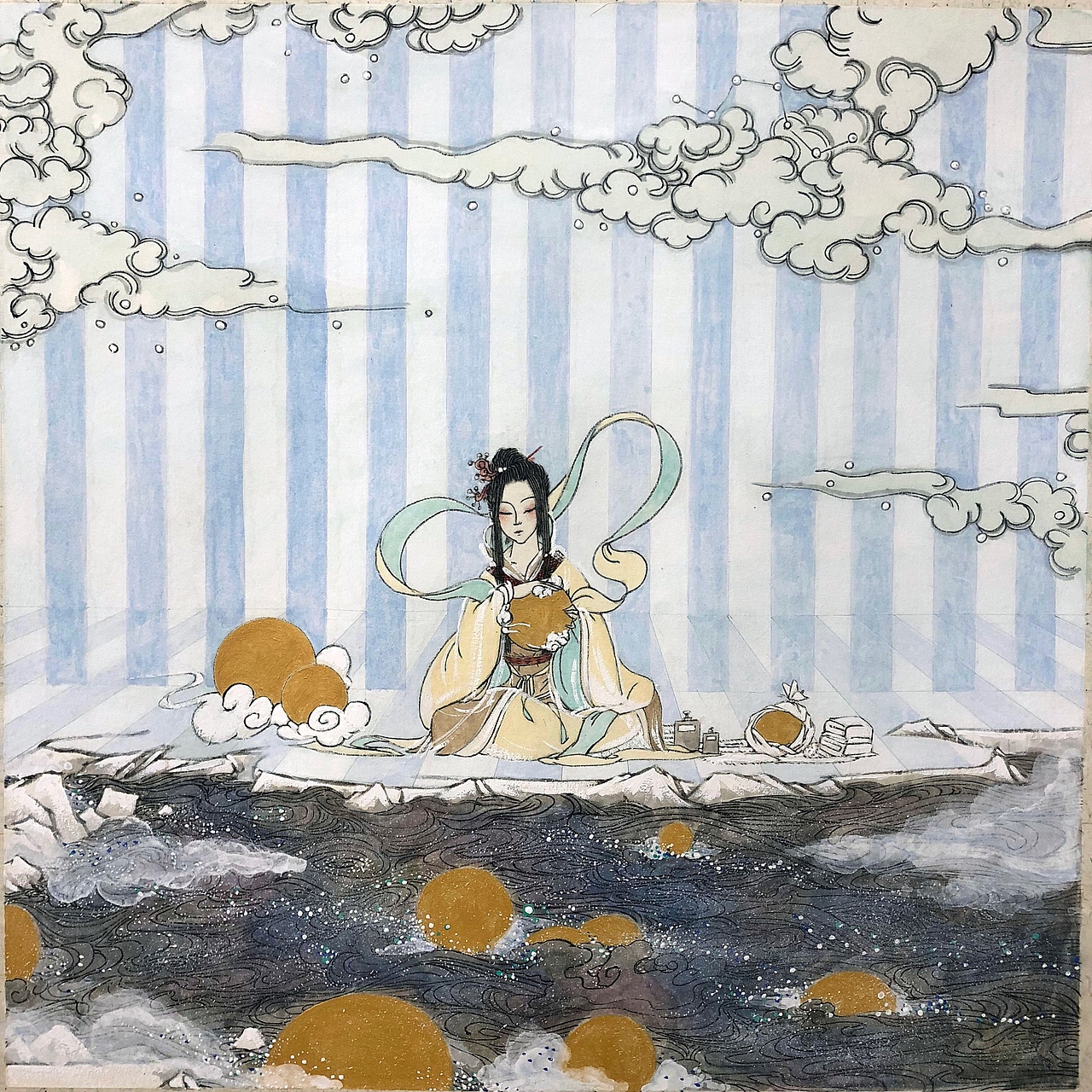 山海经话剧常羲浴月