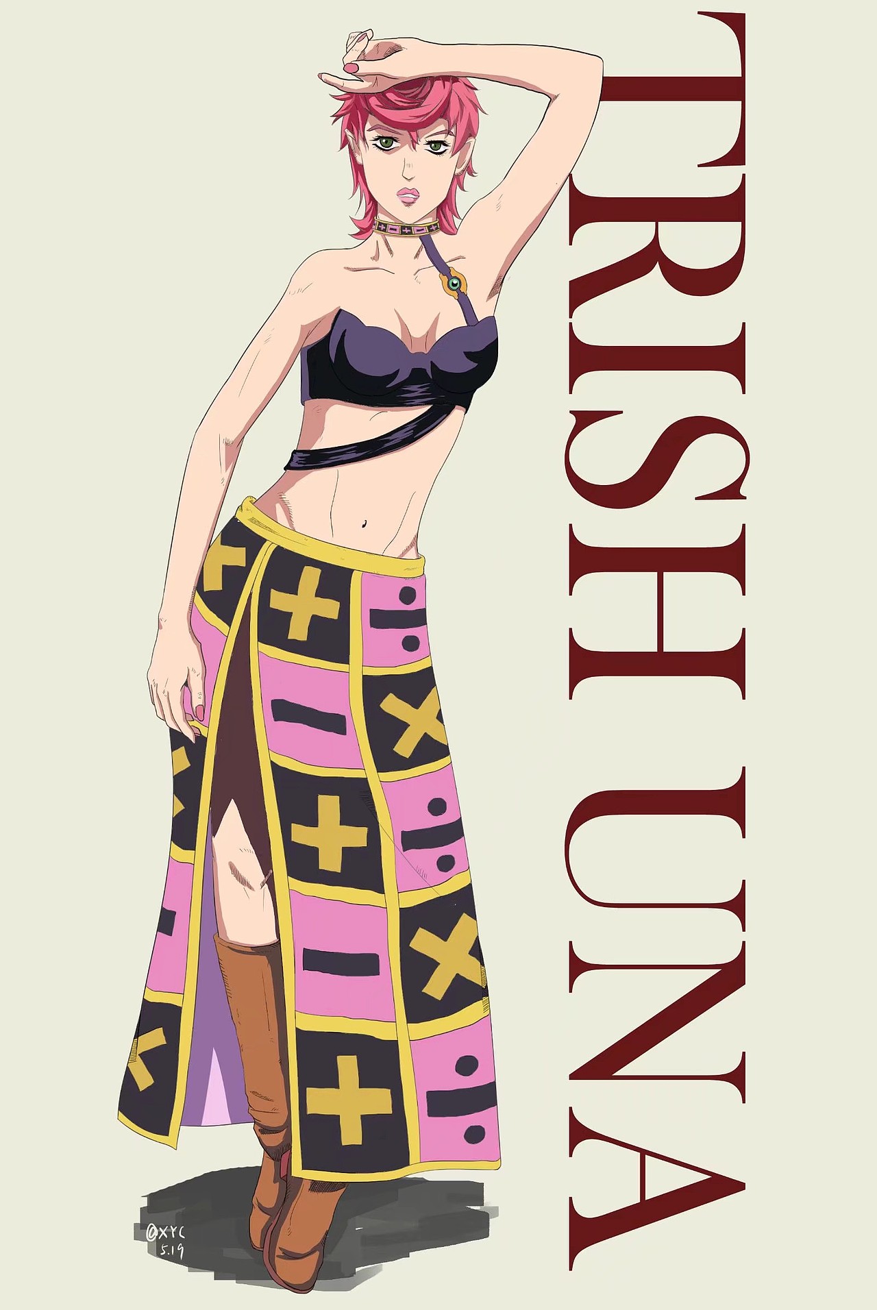 《jojo的奇妙冒险:黄金之风》特莉休同人