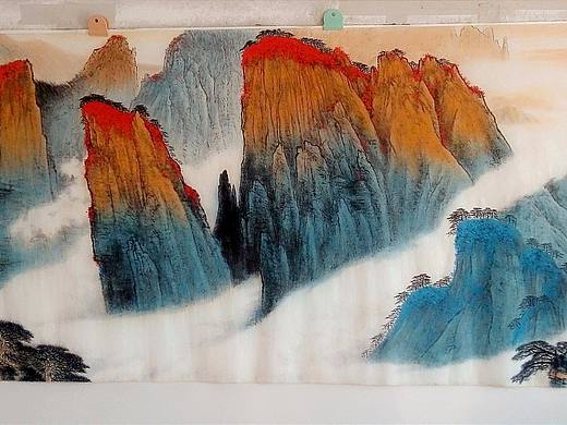 【售】《旭日东升图》（个人主页-ZNjgwODQyNzI=） - 绘画 - 站酷设计师江周原创精品原创素材 - 站酷ZCOOL