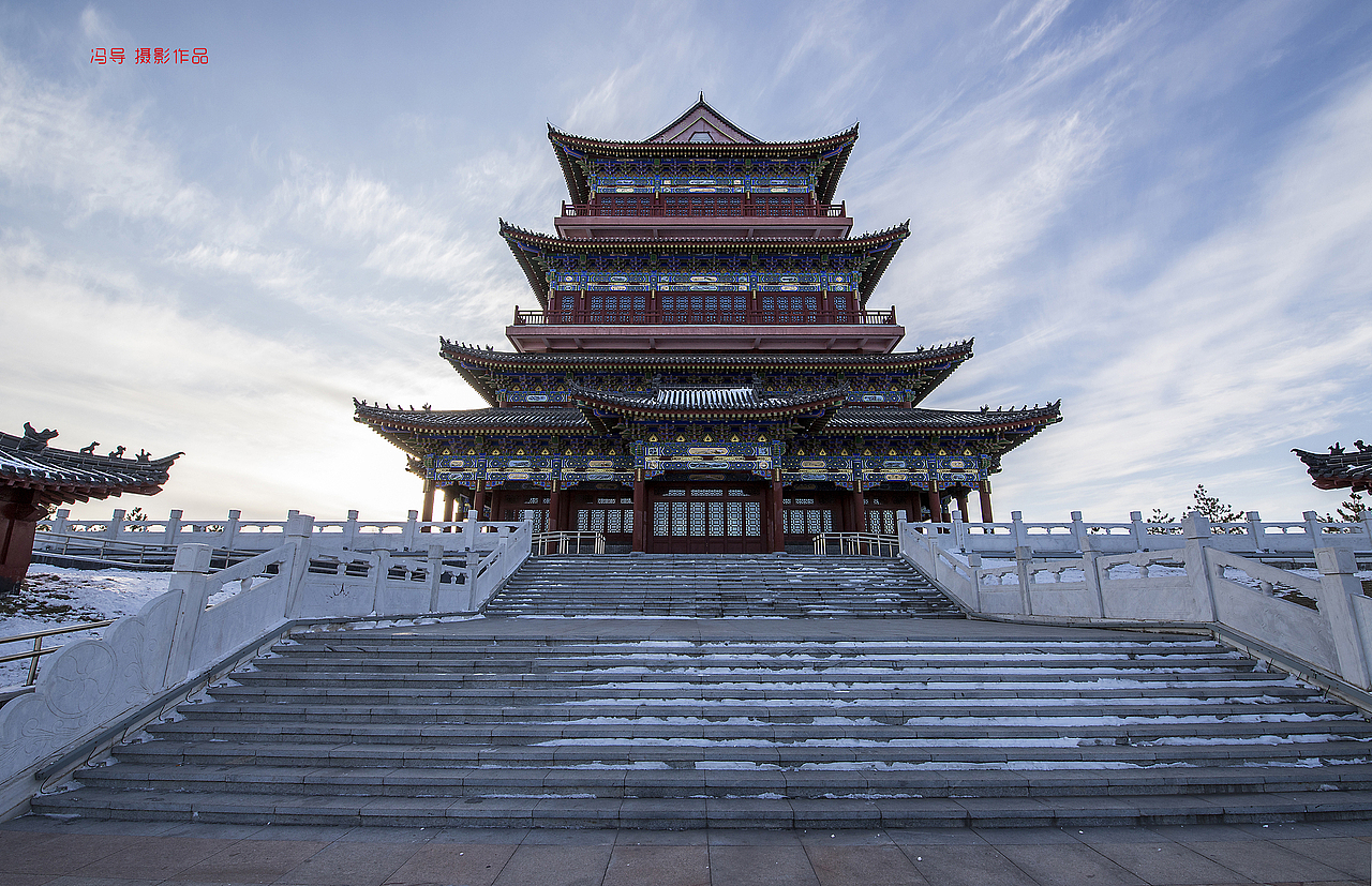 陕北榆林美景-冬日里的榆溪公园（图ZMjMzNTcwNTAw） - 风光摄影 - 站酷设计师冯导设计号原创素材 - 站酷ZCOOL