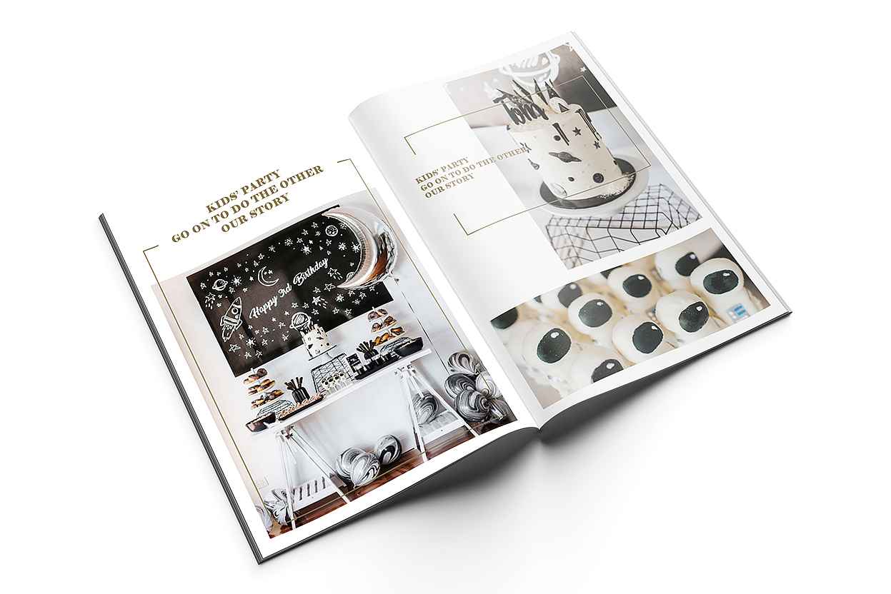 一希品牌设计--初高端甜品台定制画册设计（图ZOTg5NjQxNDQ=） - 宣传物料 - 站酷设计师一希品牌设计原创素材 - 站酷ZCOOL