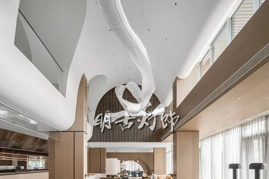 售楼部沙盘区吊灯 专业沙盘吊灯定制 明古灯饰