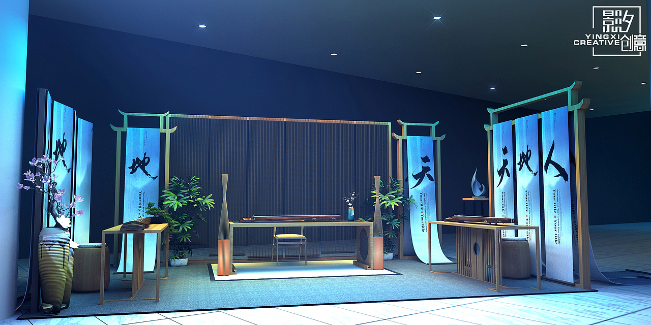 兴业银行重庆分行博物馆之夜（图ZMjc1NjE5MDUy） - 其他三维 - 站酷设计师Gavin华子原创素材 - 站酷ZCOOL