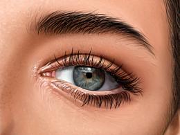 眼睛局部細(xì)節(jié)手繪練習(xí)