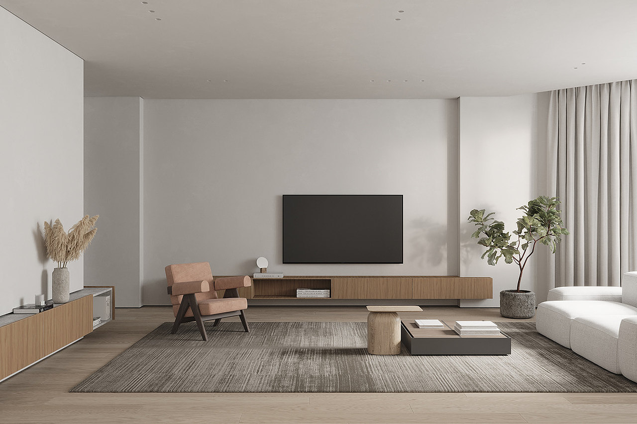 原木+简洁白 书写自然素雅的时尚