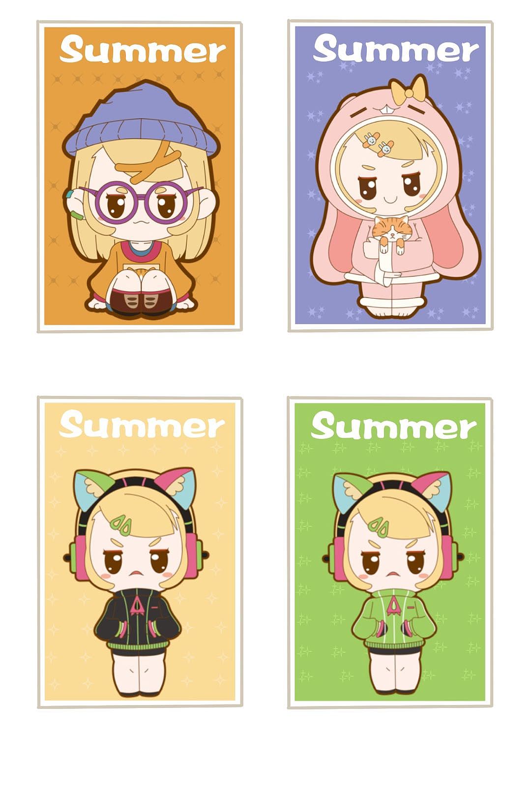 潮玩ip｜原创ip形象设计（图ZMzA0ODM4NDk2） - IP形象 - 站酷设计师插画师张小呆原创素材 - 站酷ZCOOL