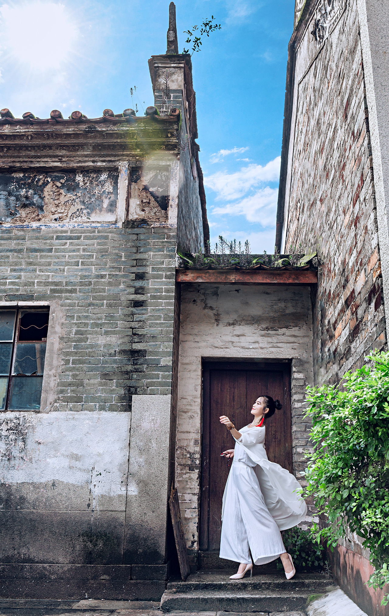 增城夏街古村人像摄影 加利摄影