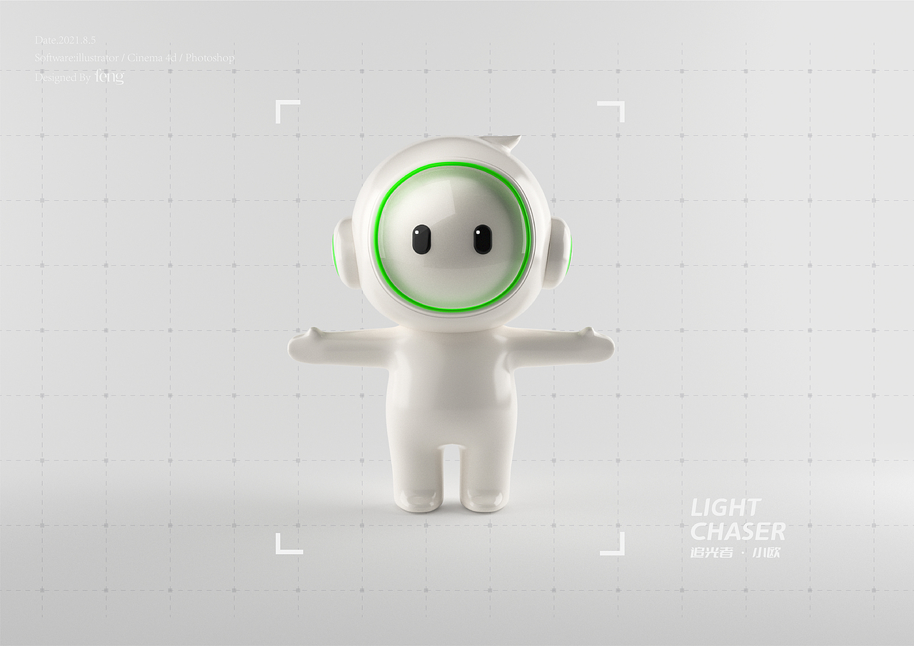 Oppo-ArtToy小欧形象设计 | 追光者（图ZMjY2MjQwMzY4） - IP形象 - 站酷设计师酷酷的阿风原创素材 - 站酷ZCOOL