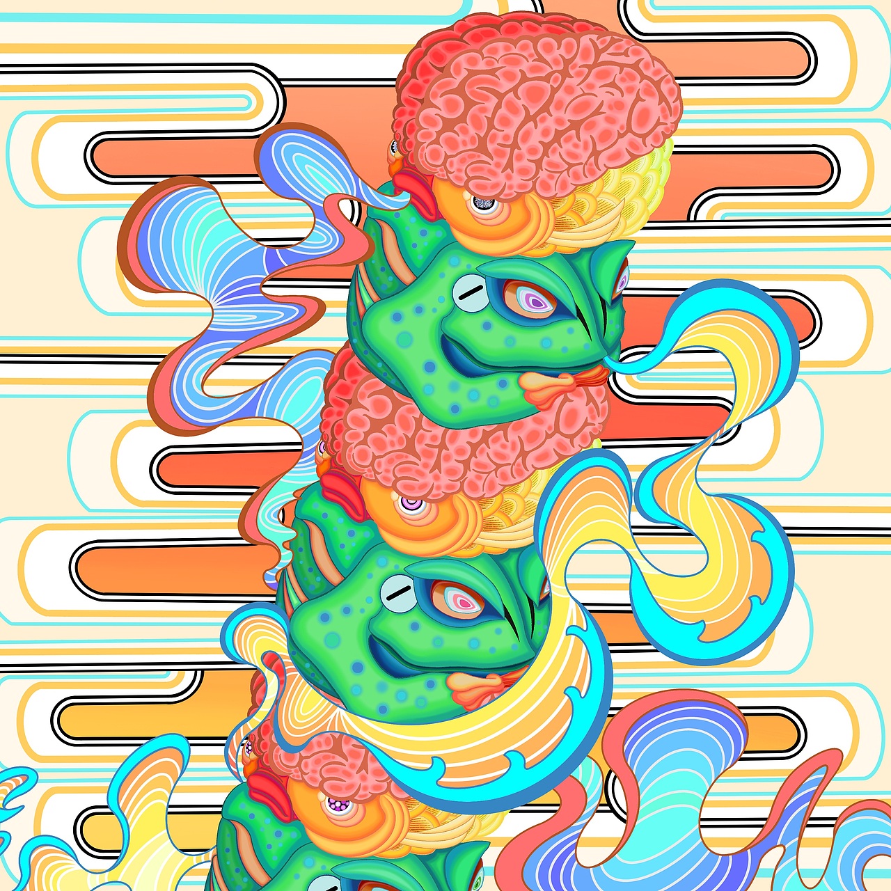 NON SMOKE #1（图ZMzQzMDk1NTky） - 艺术插画 - 站酷设计师陈臻_原创素材 - 站酷ZCOOL