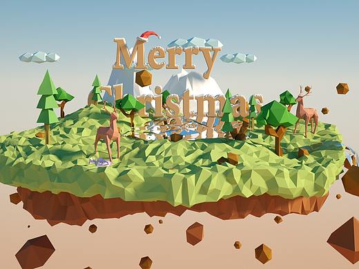 低多边形的练习 -c4d