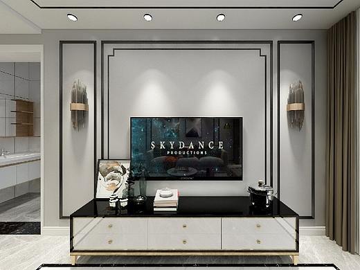 沈阳装修设计公司哪里比较好-99㎡现代简约风格