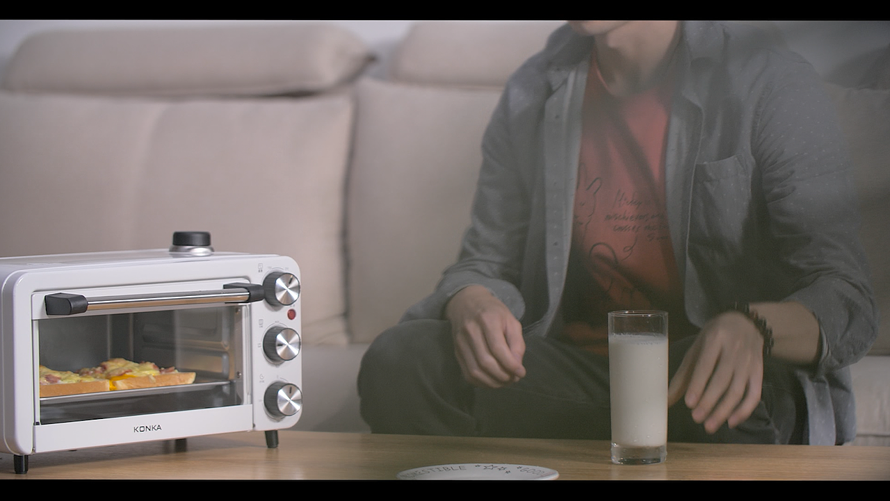 烤箱 电子饭盒 抖音拍摄