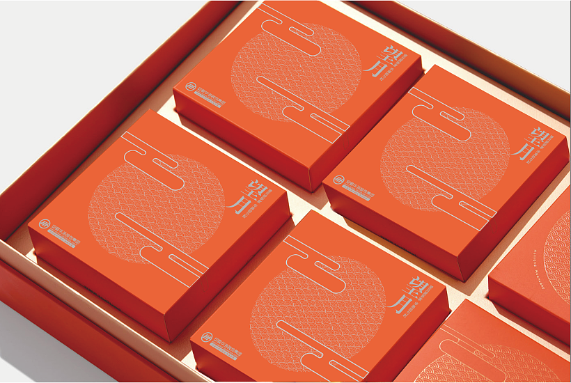 为公司设计的中秋月饼包装案例