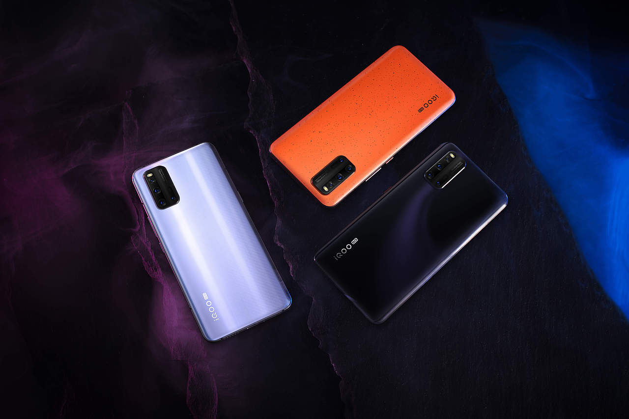 iQOO3 5G系列美图 驭影黑、流光银、拉力橙（图ZMTk5MjI5MzY0） - 产品摄影 - 站酷设计师沃菲数字营销原创素材 - 站酷ZCOOL