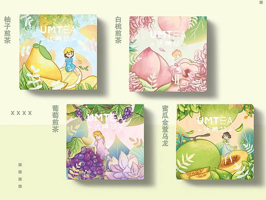 《UMTEA优美茶》“夏季限定”果茶包装设计