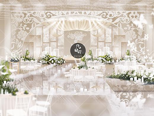 婚礼手绘 —电脑ps 「蝶恋花」