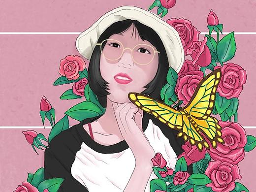 很平凡，但特别爱你（个人主页-ZMjgzOTQ1NDA=） - 创作习作 - 站酷设计师大花有色原创素材 - 站酷ZCOOL