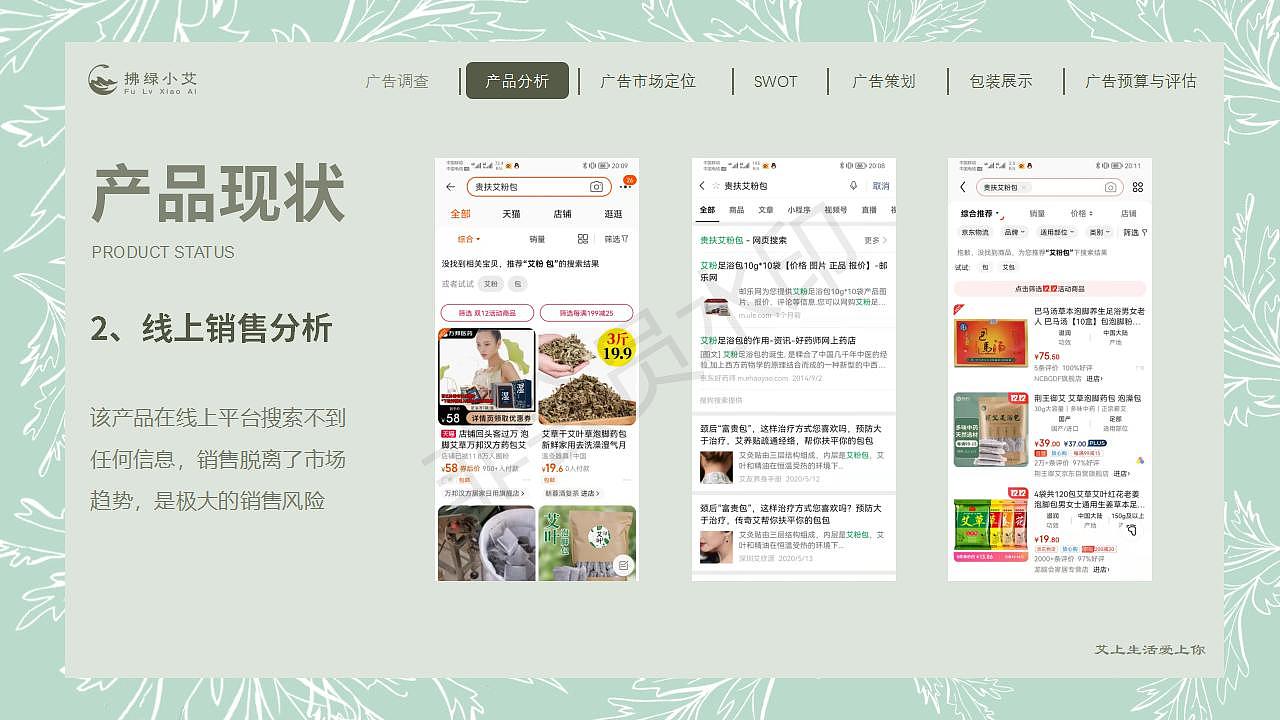 拂绿小艾(艾草包,企业转型策划)