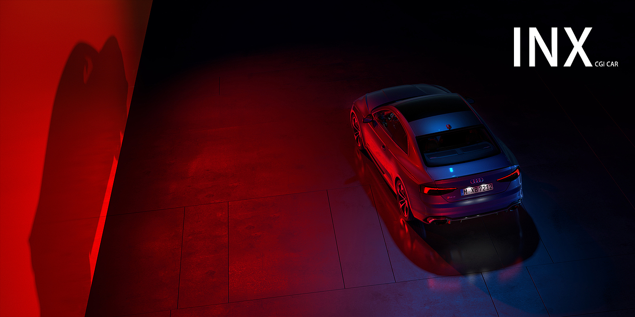 2017 奥迪RS5汽车渲染  AUDI RS5 CGI CAR