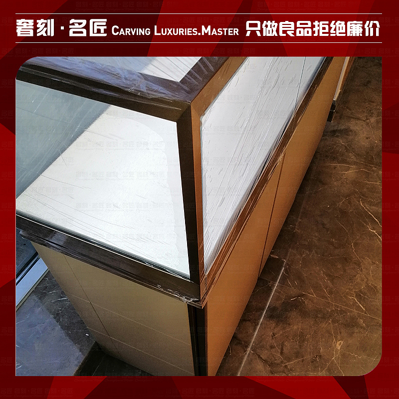 宜兴紫砂壶展示柜台