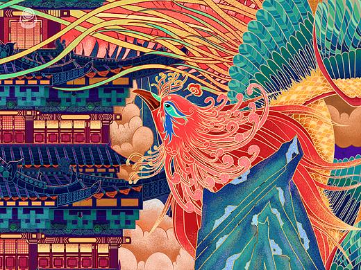 復兮作品线稿和细节图