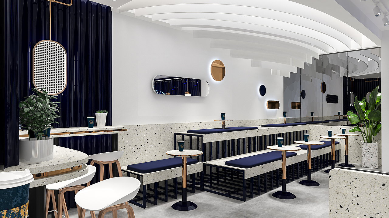 IM茶-餐饮空间设计（图ZMjcxNjE3Nzgw） - 酒店餐饮设计 - 站酷设计师白洞设计原创素材 - 站酷ZCOOL