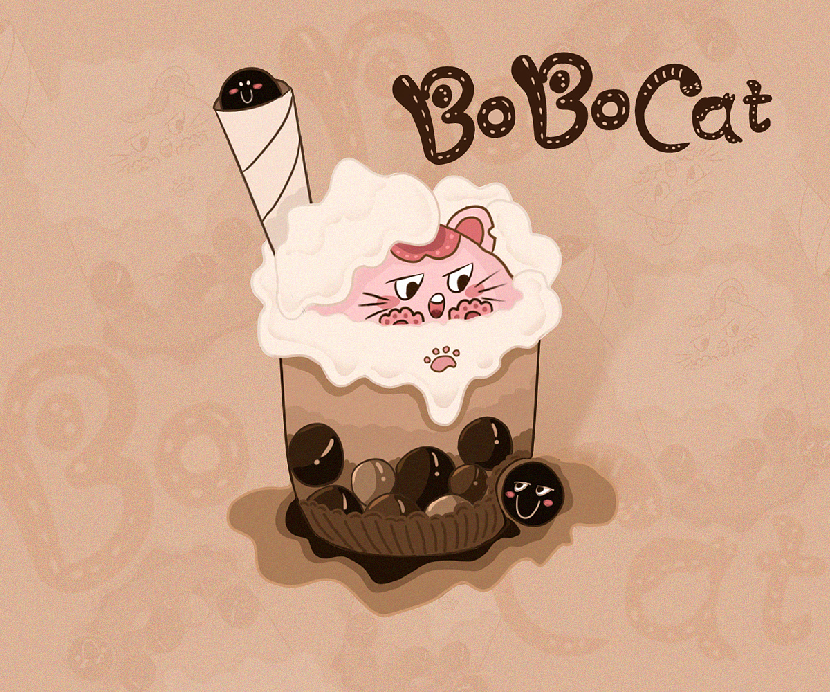 原创潮玩IP设计-BoBoCat（图ZMjQ1NDYxMDQ4） - IP形象 - 站酷设计师TheaYXN原创素材 - 站酷ZCOOL