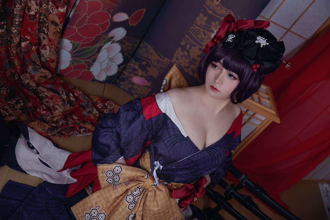 以之一笔上祭 恩被北斗八荒 | fgo葛饰北斋cos