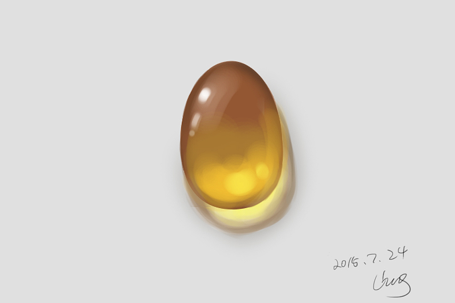 琥珀透明材质练习