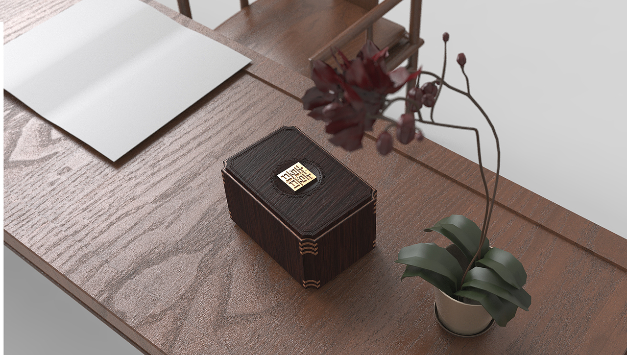 极具纪念意义的特定场景的木盒设计