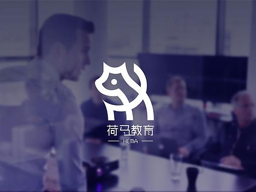 荷马教育logo提案